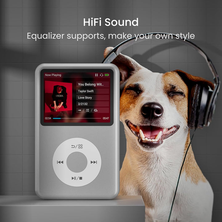 Innioasis Y1 MP3 Player - Zeitlose Klasse: 128 GB, Bluetooth, Video-Player, Hörbücher, FM-Radio und