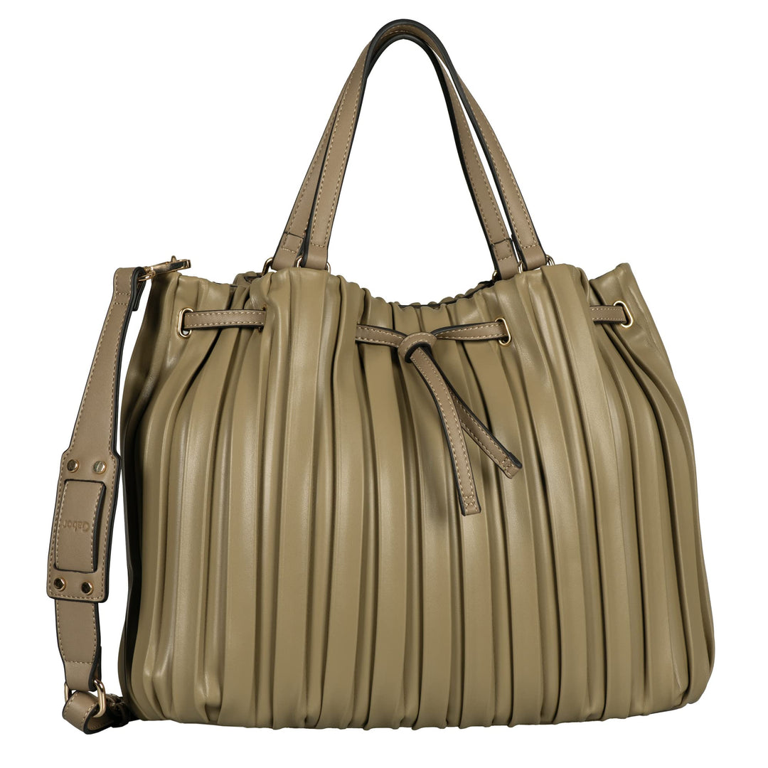 Gabor Damen Imani Shopper 35 x 16 x 24 (LxBxH) Light Khaki, 35 x 16 x 24 (LxBxH) Light Khaki