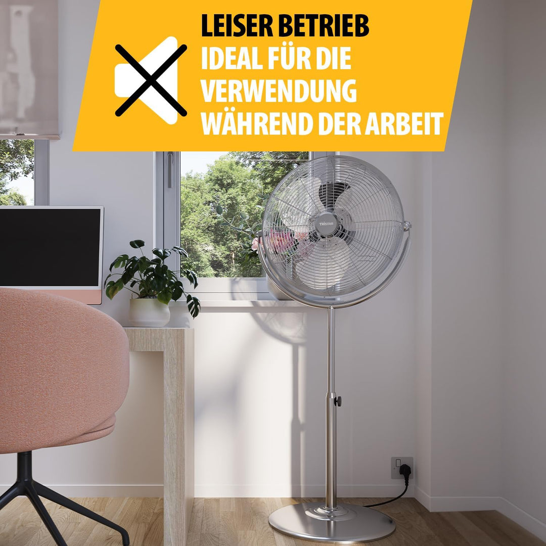 Tristar VE-5975 Highspeed-Standventilator – 45 cm – Metall
