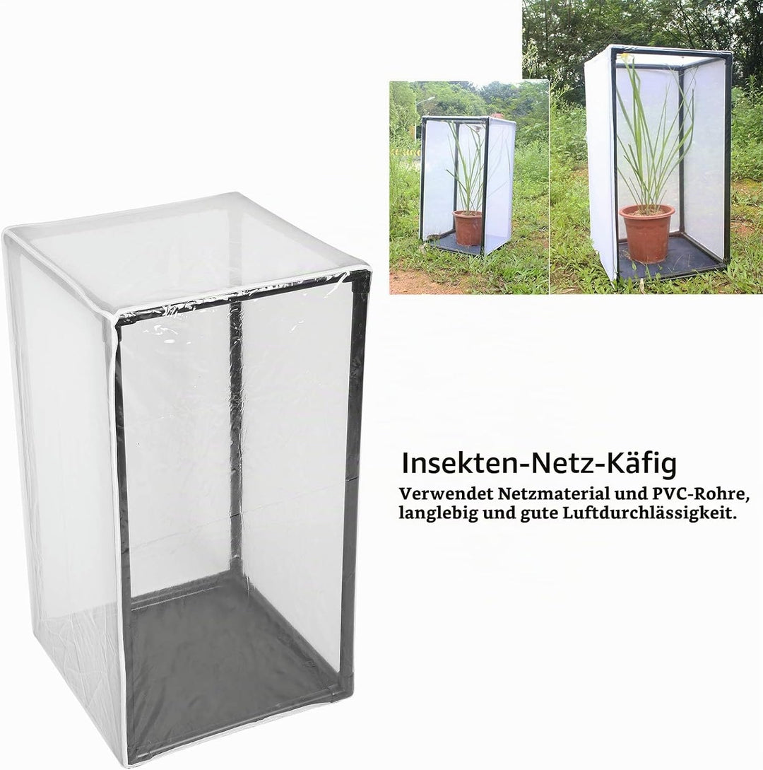 Insektennetzkäfig Hinterhof Schmetterlingskäfig Lebensraum Schmetterlingsnetz Zuchtkäfige Gewächshau