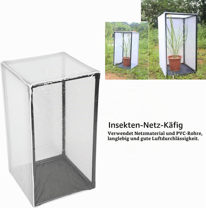 Insektennetzkäfig Hinterhof Schmetterlingskäfig Lebensraum Schmetterlingsnetz Zuchtkäfige Gewächshau