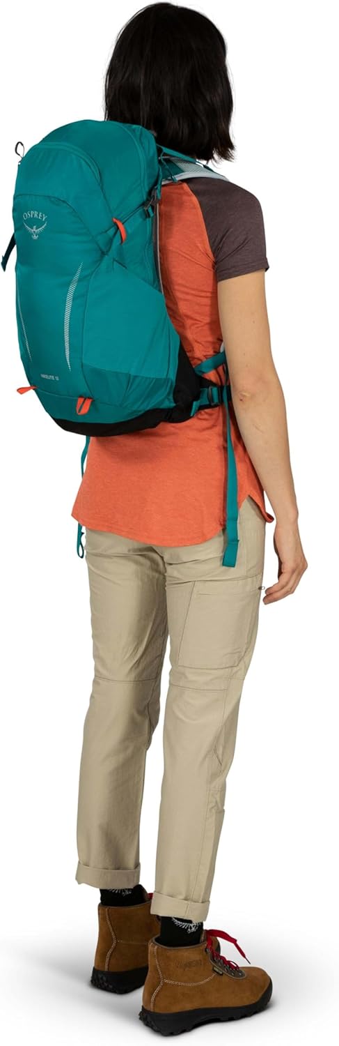 Osprey Hikelite Unisex Rucksack Schwarz O/S - Fassungsvermögen 18L, Schwarz O/S - Fassungsvermögen 1