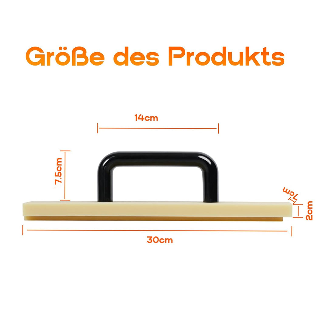 Schlagklotz Vinylboden, 300mm NYLON Schlagholz Laminat, Laminatboden Klicksystem mit Griff, Schlagkl