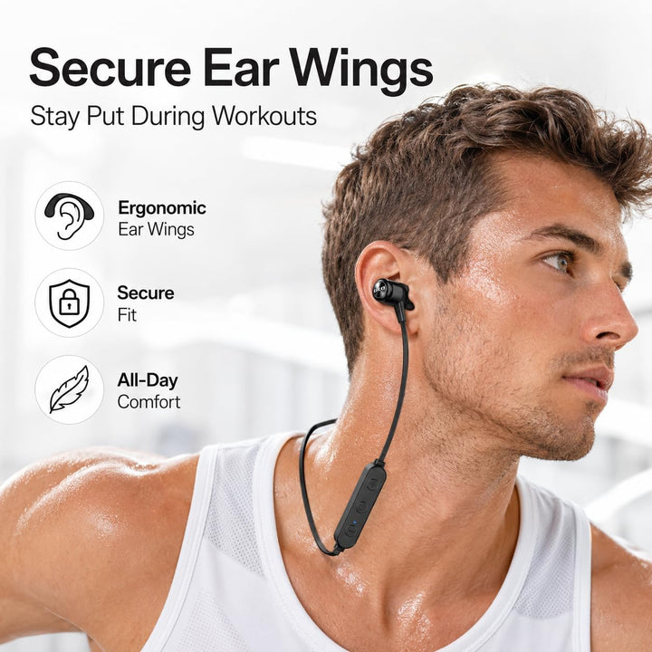 Bluetooth Kopfhörer Kabellos 5.0 Sport, 20 Std Spielzeit, IPX7 Wasserdicht, In-Ear Kopfhörer mit Mik