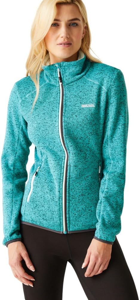 Regatta Damen Women's Newhill Full Zip Fleece Jacket Fleecejacke 34 Türkis, 34 Türkis