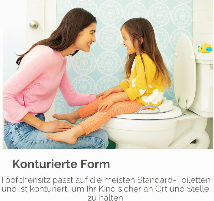 Munchkin Stabiler Töpfchensitz | Toilettensitz mit Griffen und Beinen für das Töpfchentraining | Ide