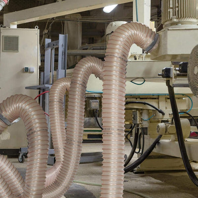 Profi Absaugschlauch mit Stahldrahteinlage Wandstärke 0,7mm Meterware 110 mm, 110 mm