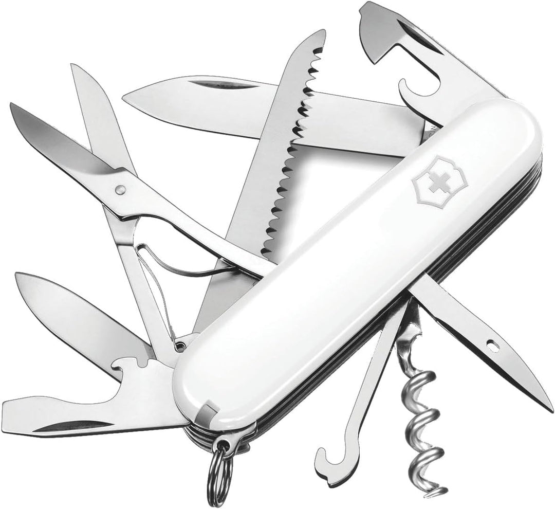 Victorinox Schweizer Taschenmesser Huntsman, Swiss Army Knife, Multitool, 15 Funktionen, Klinge, Kor