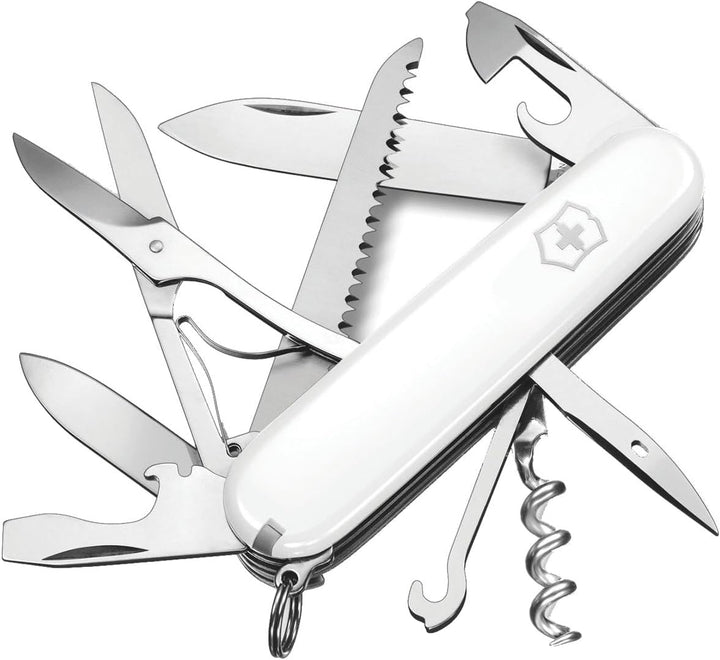 Victorinox Schweizer Taschenmesser Huntsman, Swiss Army Knife, Multitool, 15 Funktionen, Klinge, Kor
