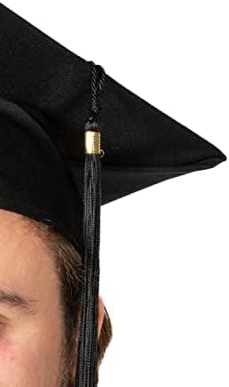 SKÉMATA Abschluss Robe Unisex Leichte Mikrofaser mit Graduierung Kappe und Quaste Inklusive, Geeigne