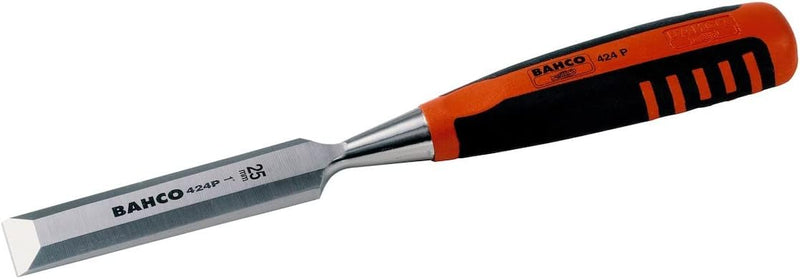 Bahco Stechbeitel, 2-Komponenten Heft, 6 X 140mm 424P-6, 100 x 50 x 50 cm, Silbern/Orange/Schwarz, 1