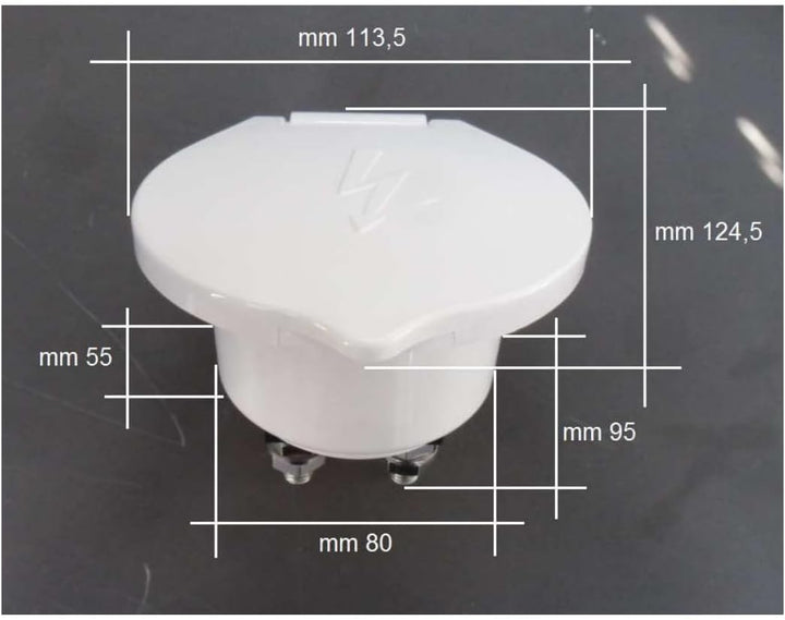 Osculati Batteriehauptschalter f. Boote Heavy Duty weiss