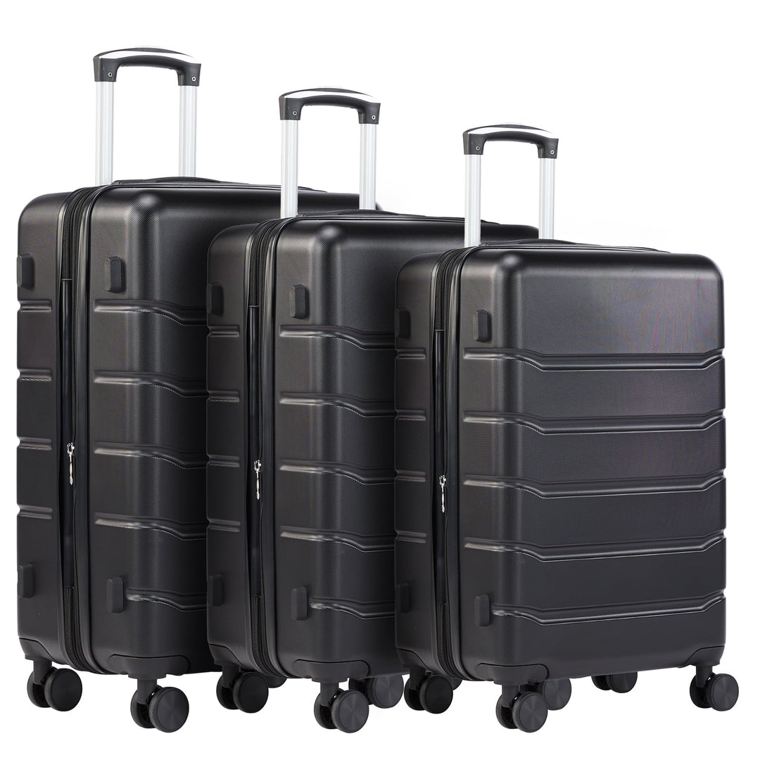 DUMOS 3tlg. Hartschalenkofferset Hard Shell Basic Hartschalenkoffer Trolley Koffer offerset Gepäck R