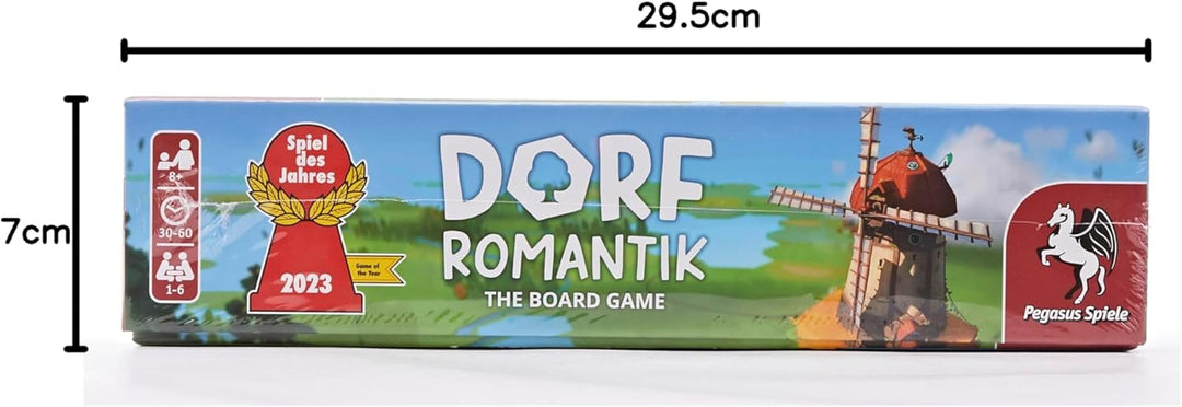 Pegasus Spiele 51240E Dorfomantik - The Board Game Board Games (English Version), 1-6 Players, ‎Mult