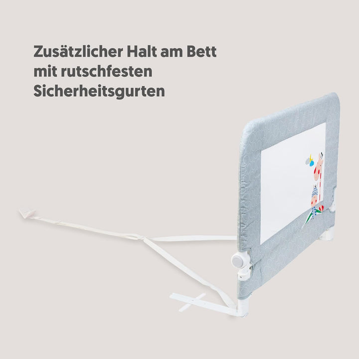 Interbaby BR001 90cm Bettbar für Babys und Kinder. Modell: Giraffe, grau, 2.6