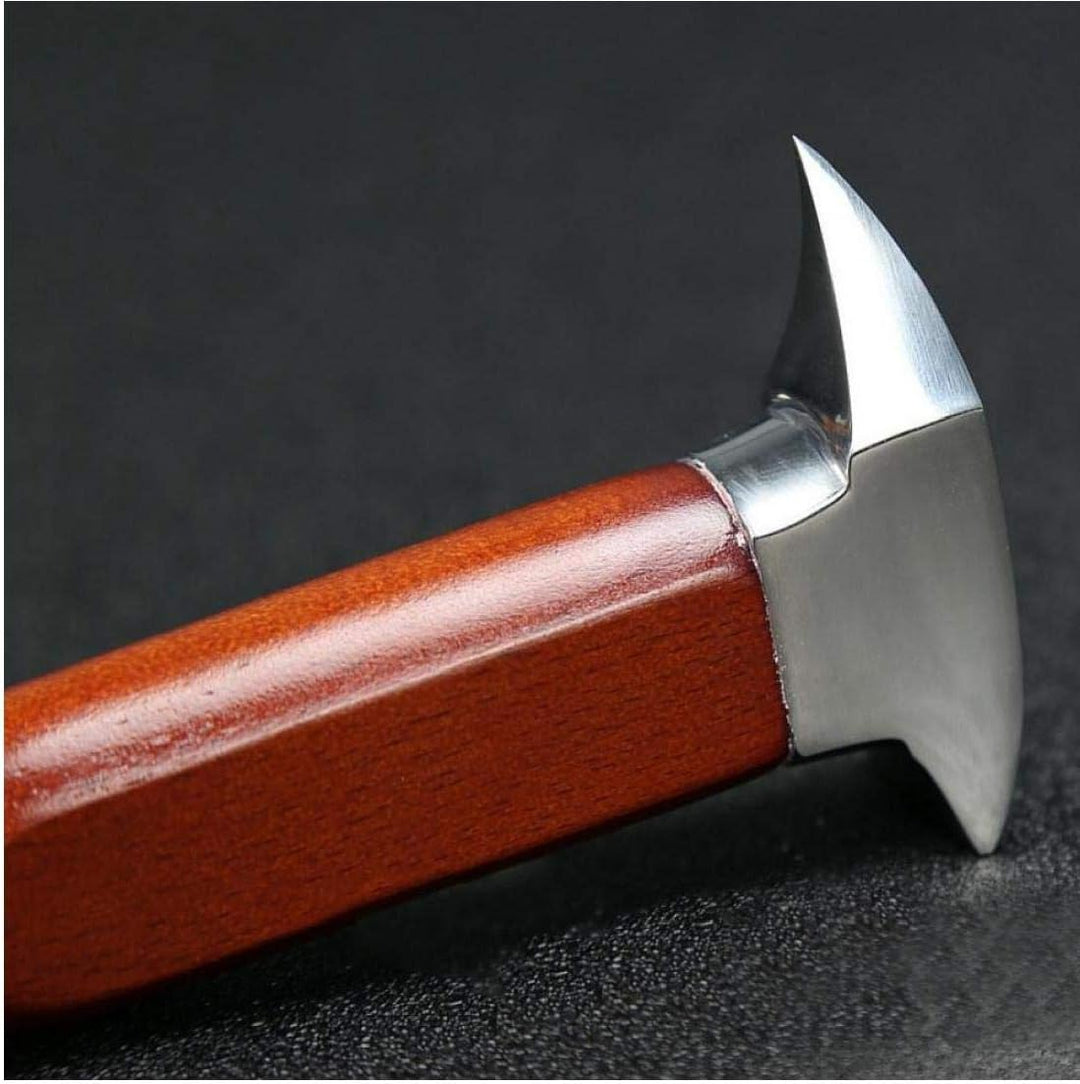 BYFRI Küche Eispickel Edelstahl-EIS-Crusher Holzgriff Japanese Style Ice Chipper Professionellen Bar