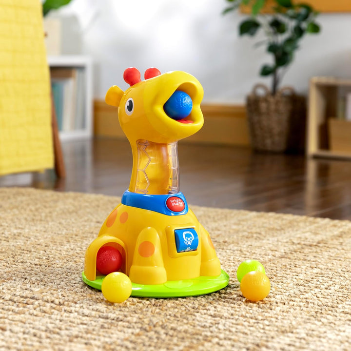 Bright Starts Spinnin’ Spots Giraffe Ballspielzeug – fördert Ursache-Wirkung-Verständnis und Feinmot