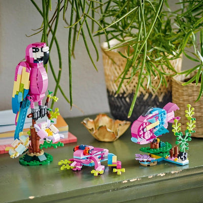 LEGO® Creator 31144 Exotischer pinkfarbener Papagei, Schwarz