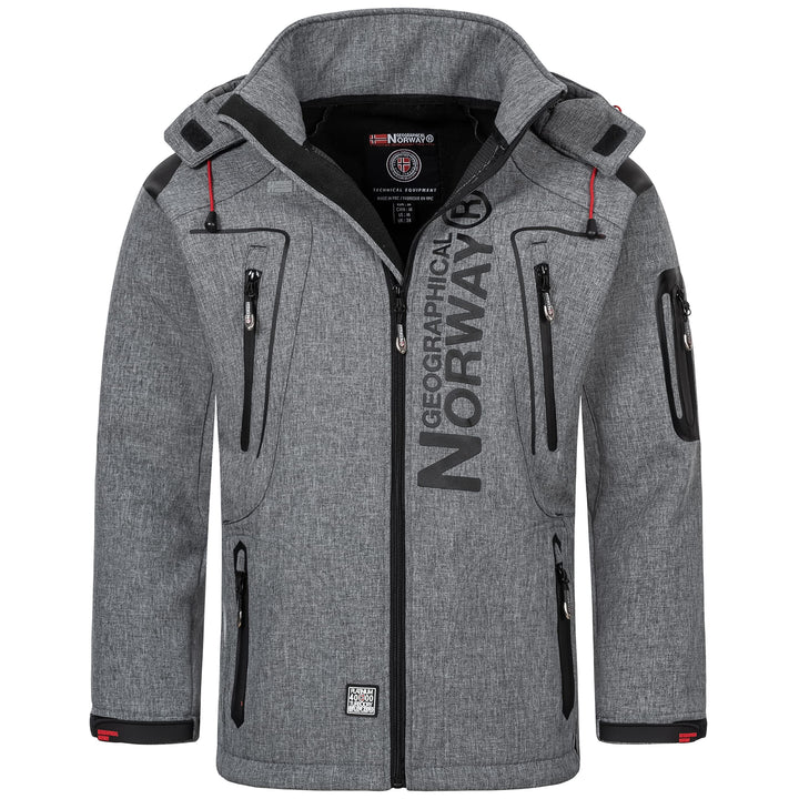 Geographical Norway Herren Tambour Herren Softshell Jacke S Blended Grey, S Blended Grey