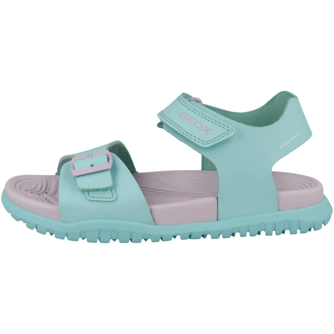Geox Jungen J Fommiex Boy Sandal 29 EU Watersea Lilac, 29 EU Watersea Lilac