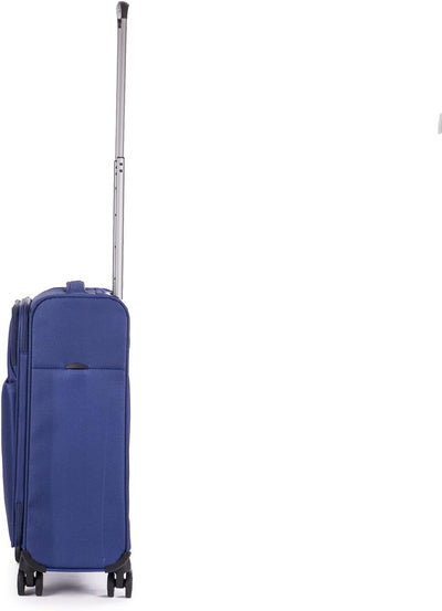 Stratic Light + Koffer Weichschale Reisekoffer Trolley Rollkoffer Handgepäck, TSA Kofferschloss, 4 R