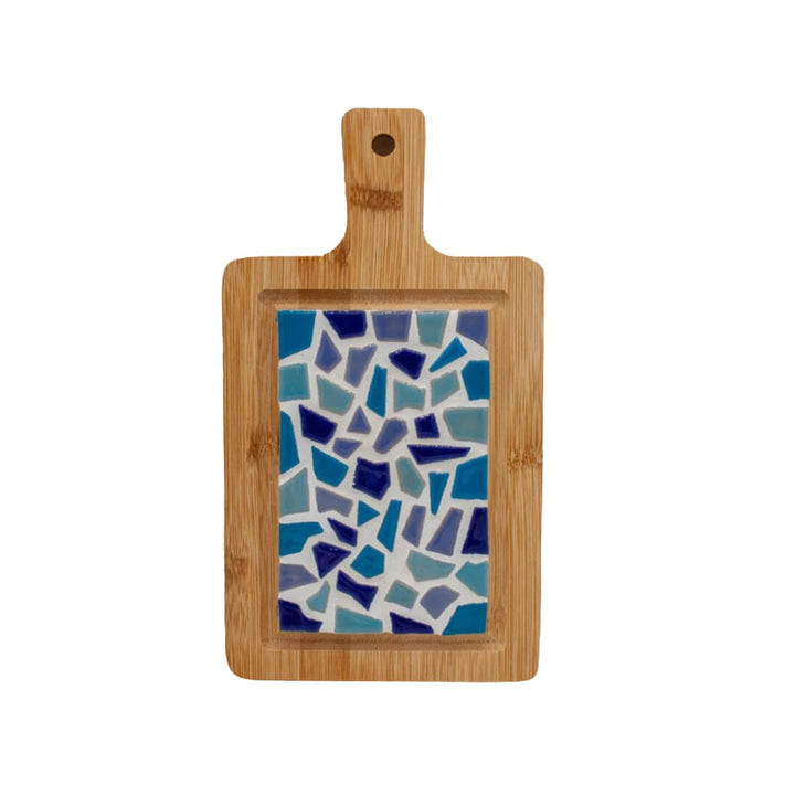 Little Creations mosaik Mini-Servierbrett Blau | DIY Bastelset Erwachsene | Gestalte deine eigene Se