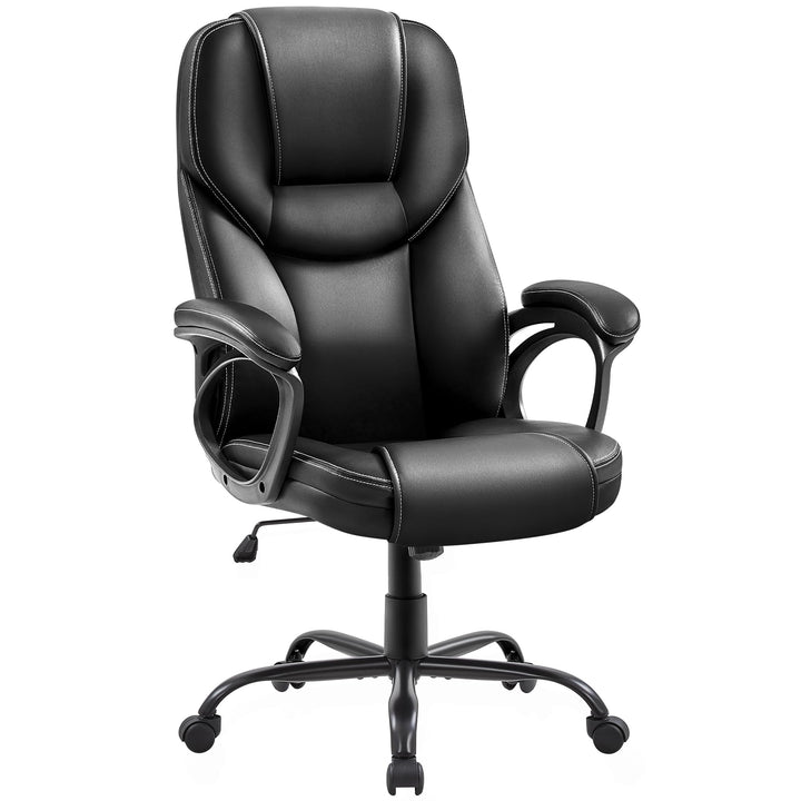 Yaheetech Bürostuhl ergonomisch Chefsessel Schreibtischstuhl Drehstuhl Polsterung Höhenverstellbarer