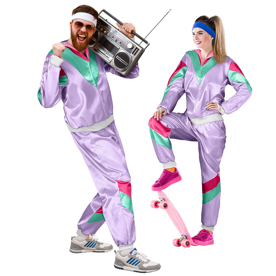 Premium 80er & 90er Jahre Retro Trainingsanzug I Assianzug I Kostüm I Gangster I Prolet I Bad Taste