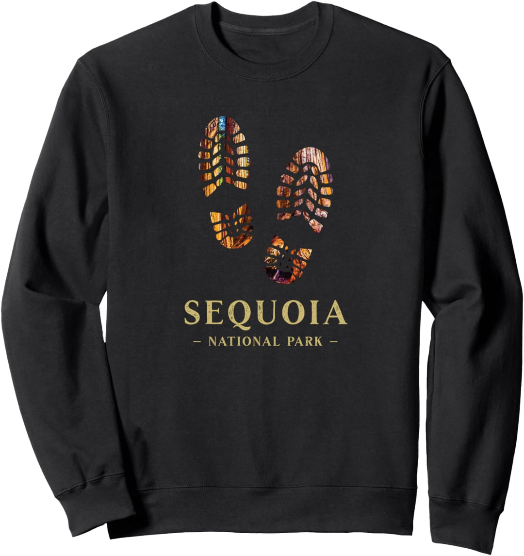 Sequoia National Park Wanderstiefel Druck Souvenir Sweatshirt