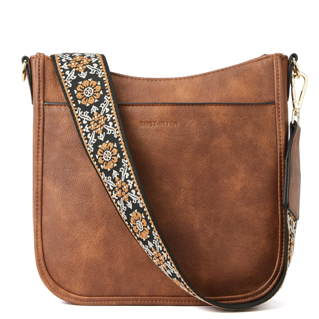 BOSTANTEN Damen Handtasche Kleine Umhängetasche aus PU Leder Schultertasche für Frauen Crossbody Bag