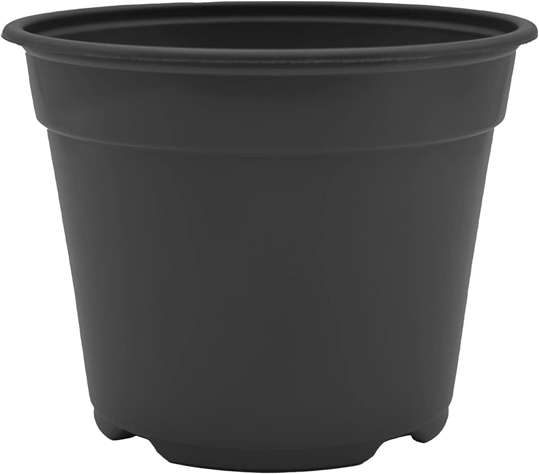 5er-Set Anzuchthaube mit Blumentopf 16 cm Durchmesser Anthrazit runder Anzuchttopf Anzuchthilfe Mini