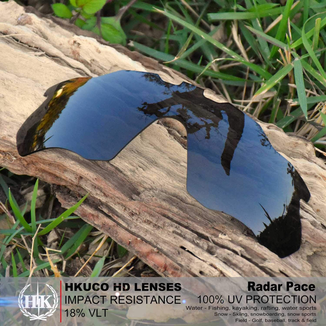 HKUCO verstärken Männer Ersatzgläser für Oakley Radar Pace Blau/Schwarz/Emerald Grün Sunglasses
