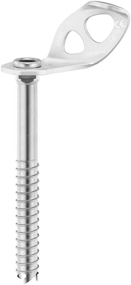 PETZL Unisex-Adult Laser 17 cm Silber, 17 cm Silber