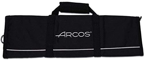 Arcos Messer Tasche Professionell - 8 Stück Kapazität, Sicherer und Kompakter Aufbewahrung - 100% Po