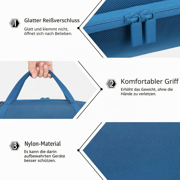 co2CREA Hart Reise Schutz Hülle Etui Tasche für JBL Xtreme 4 Tragbarer Bluetooth Lautsprecher,Nur Ta