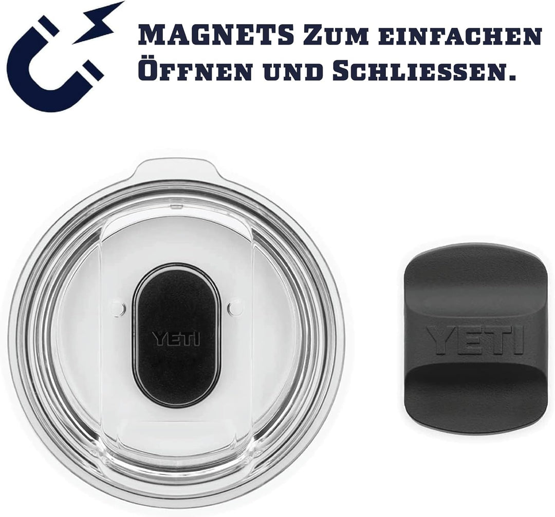 YETI Rambler Weinbecher, Black, 10oz (296ml), Black