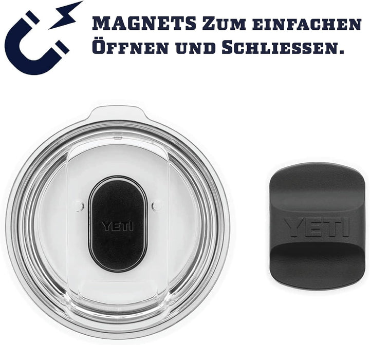YETI Rambler Weinbecher, Black, 10oz (296ml), Black