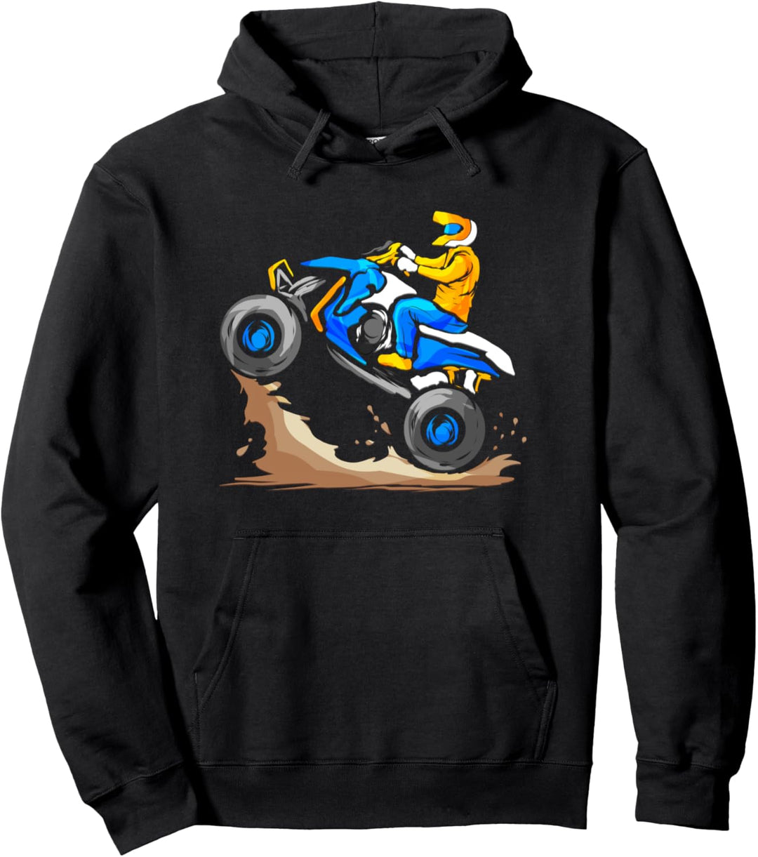 Quad ATV Quadfahrer Pullover Hoodie