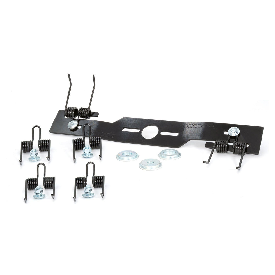 SECURA Vertikutiermesser für Rasenmäher 40 cm Komplettset | Entmooser Kraftharke für Rasenmäher Benz
