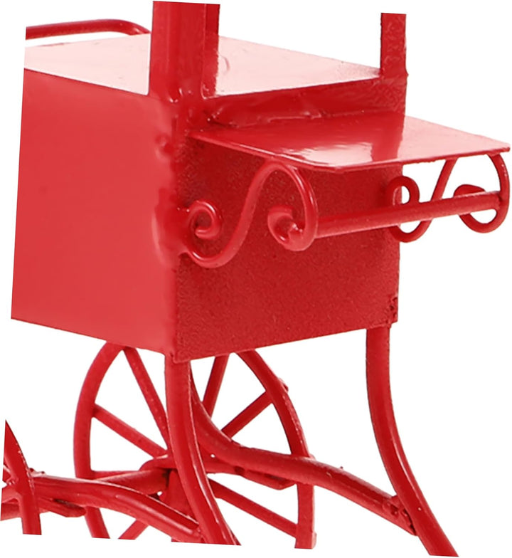 Zerodeko Kleiner Popcornmaschine Kunststoff Rot Tragbare Heissluft Popcornmaschine mit Knopf Bedienu