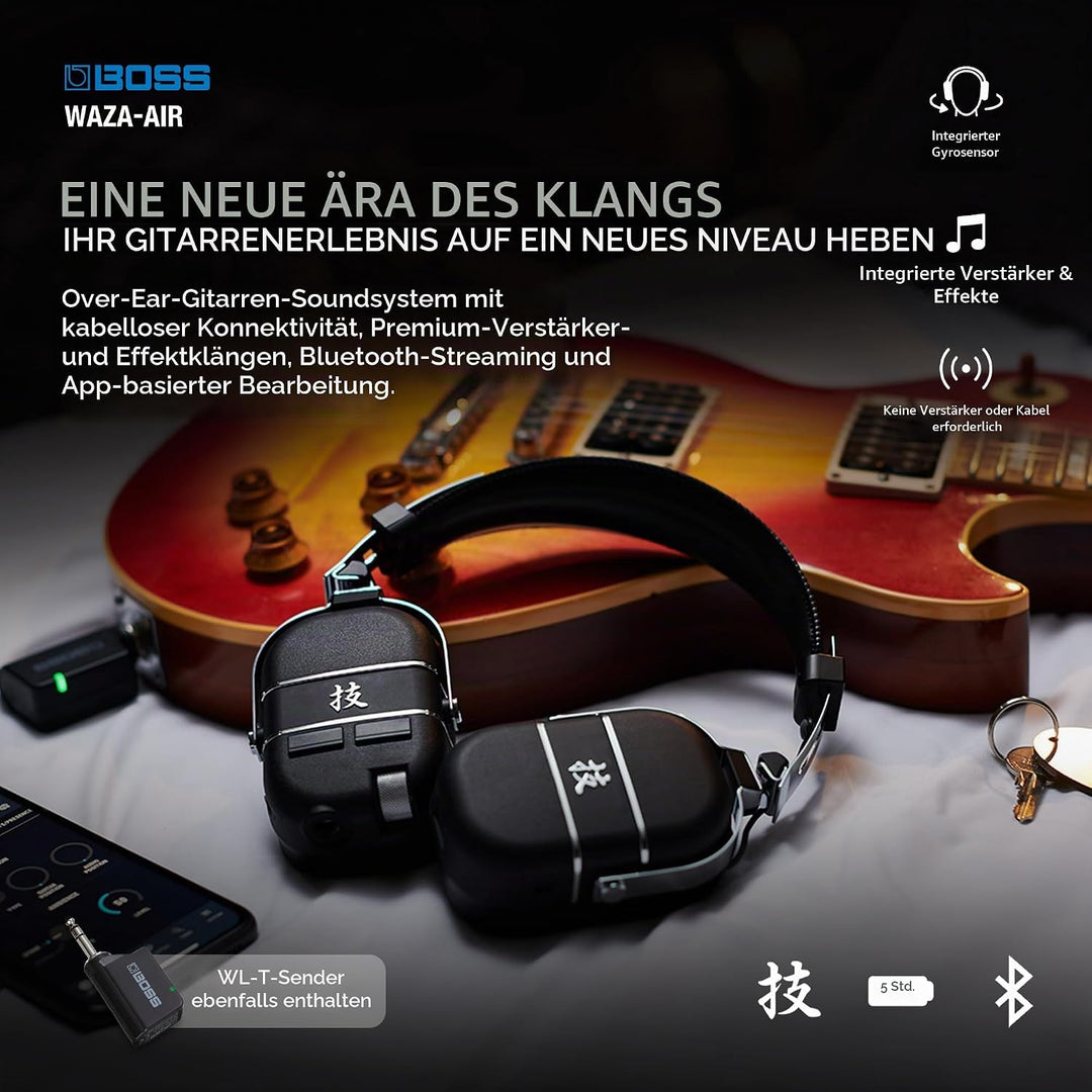 BOSS Waza-Air drahtlos Gitarren-Kopfhörersystem mit Effekten BOSS Waza Air, BOSS Waza Air
