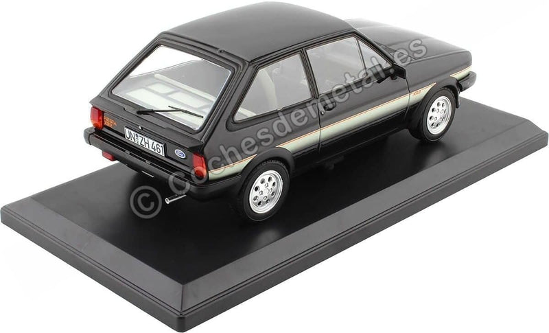 Norev NV182743 1:18 Fiesta XR2 1981, schwarz, Ford Sammelmodell, Mehrfarbig