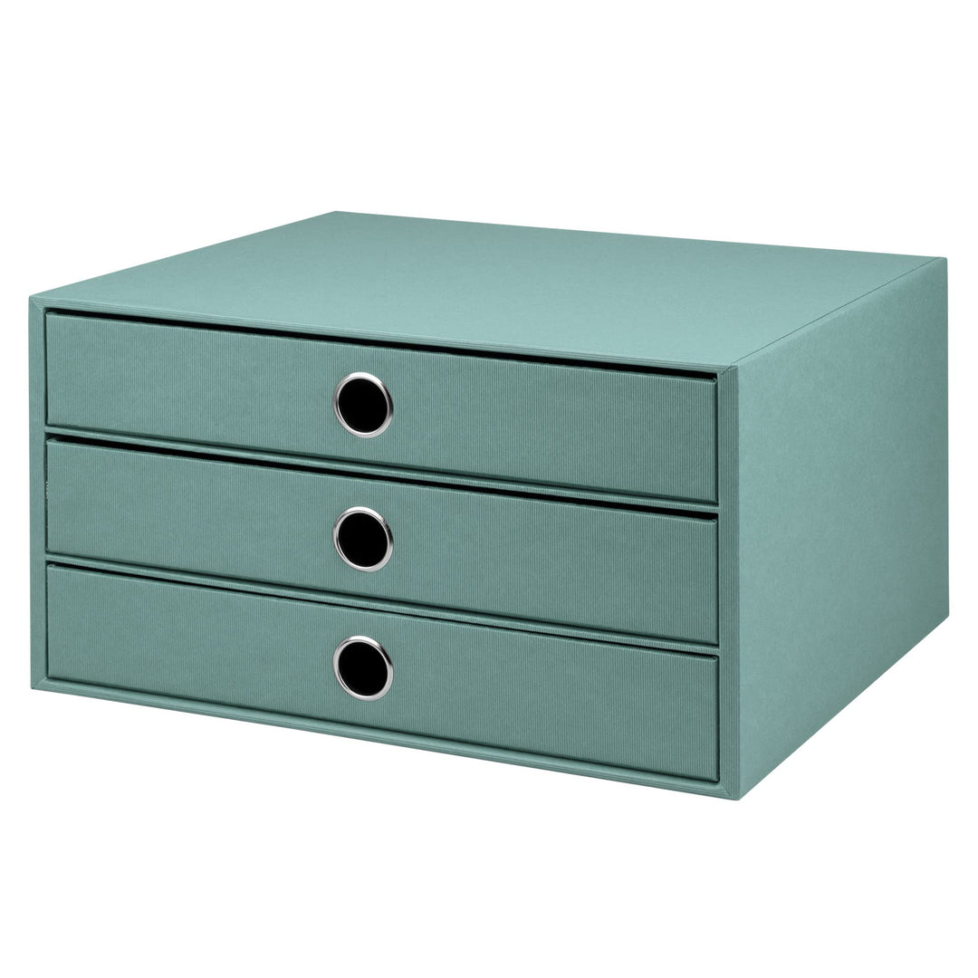 Rössler SOHO 3er Schubladenbox A4 aus Papier | Büro Organizer Schreibtisch| Büro Zubehör &amp; Bürobedar