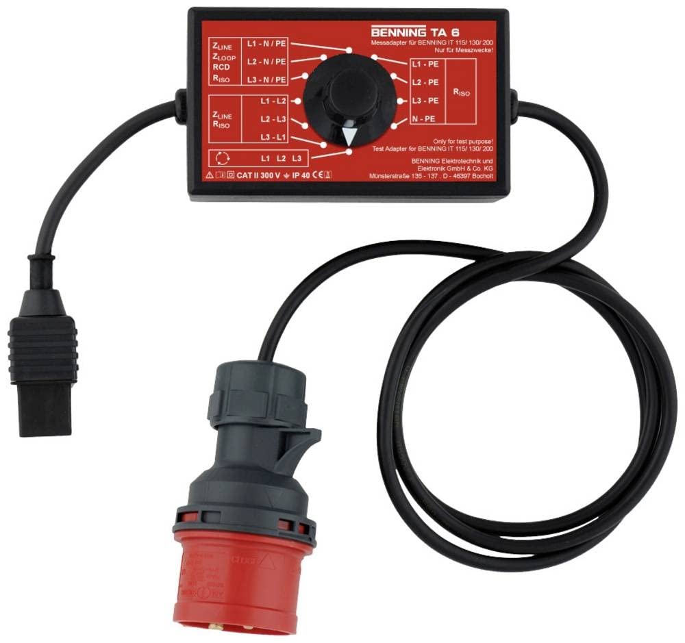 Benning 044168 TA 6 Messadapter CEE-Messadapter TA 6 1St.
