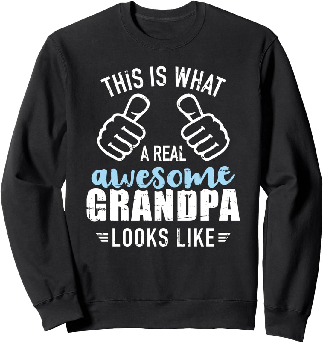 So sieht der beste Opa aus Spruch Sweatshirt