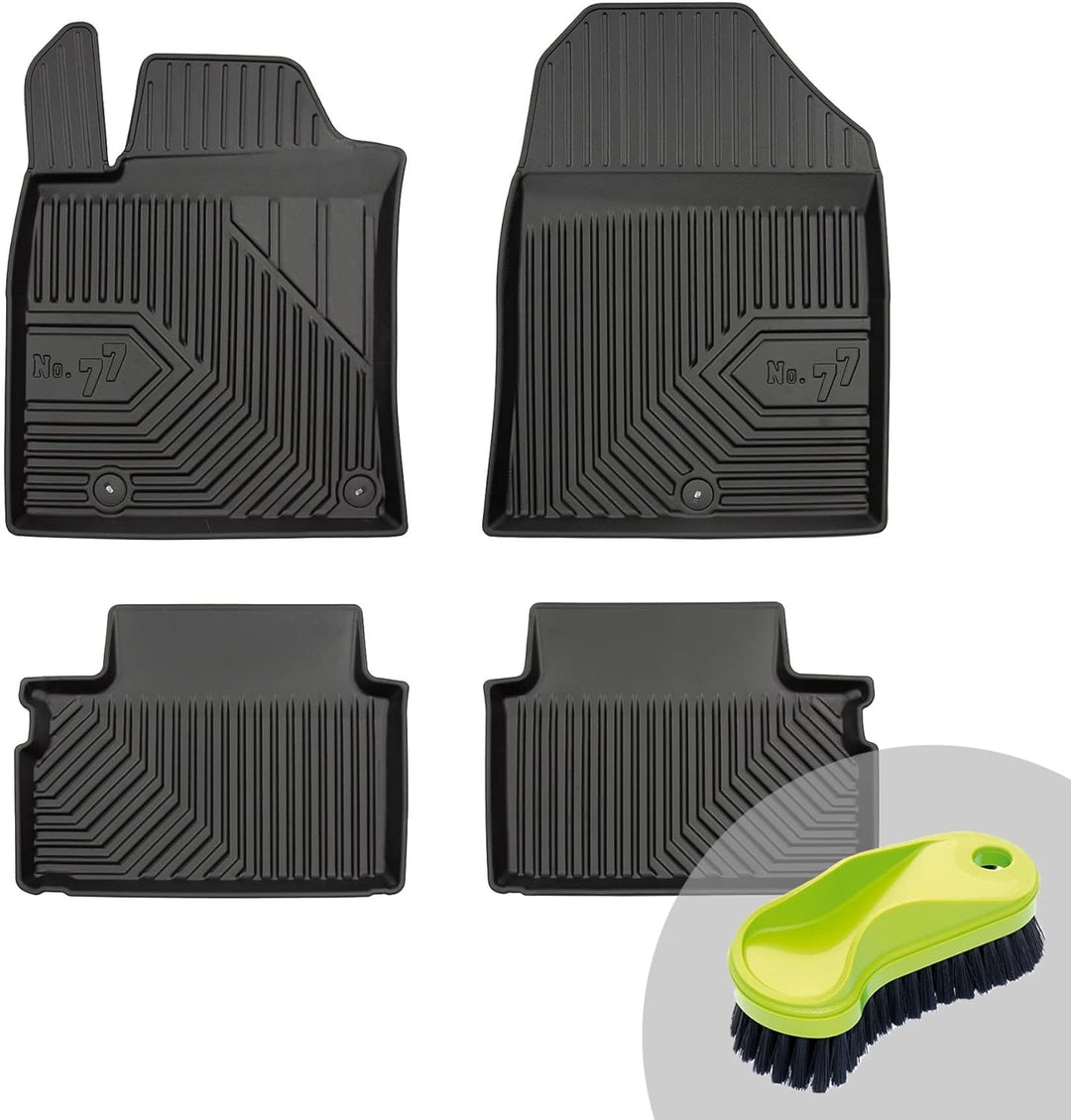 FROGUM No.77 Gummimatten Ganzjahresset von Auto Fussmatten Autofussmatten für Kia Ceed III ab 2018 |