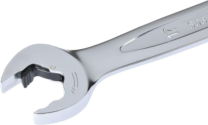 KS Tools 503.5919 DUO GEARplus Ringmaulschlüssel,Maul-Ratschenfunktion 19mm, umschaltbar, 19mm