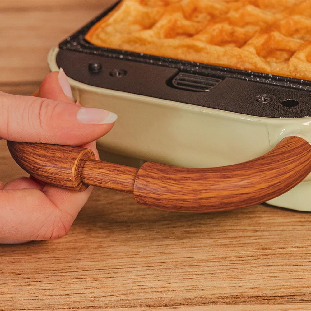 Cecotec Sandwichmaker Vintage Rock'Ntoast Retro One Rot. 700W, 3 austauschbare Platten, Retro-Design