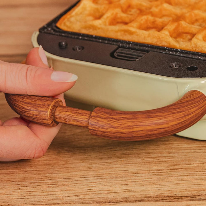 Cecotec Sandwichmaker Vintage Rock'Ntoast Retro One Rot. 700W, 3 austauschbare Platten, Retro-Design