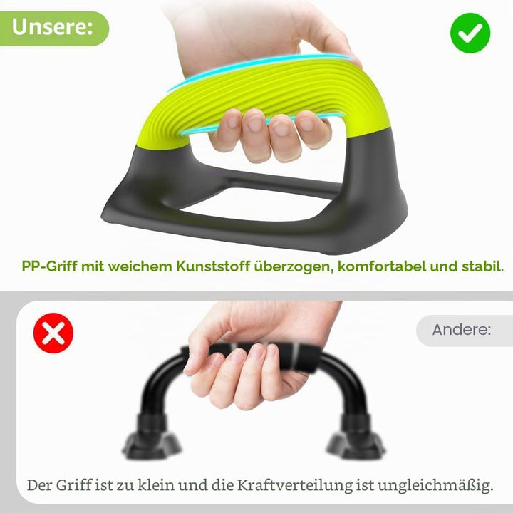 Calisthenics Equipment Liegestützgriffe - Rutschfest Parallettes Handstand Griffe Robuste Push Up Ba